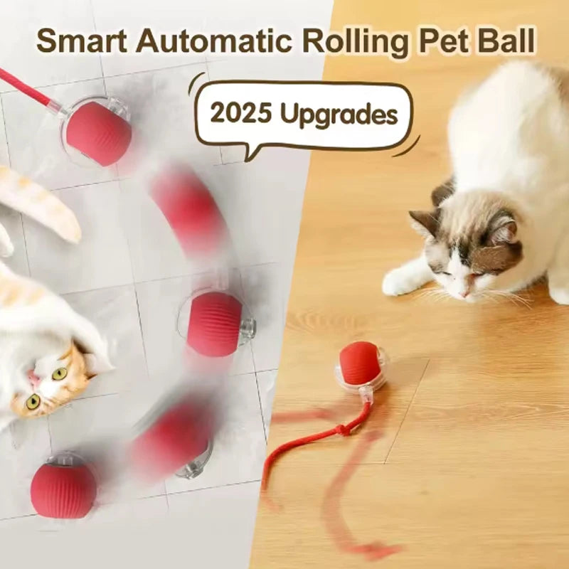 Cat toys cat smart cat balls to help relieve boredom kitten avoid toys pet electric rolling ball artifact