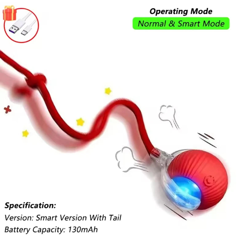 Cat toys cat smart cat balls to help relieve boredom kitten avoid toys pet electric rolling ball artifact